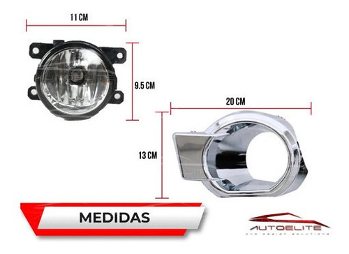 Imagen 9 de 10 de Kit Faros Niebla Ford Ranger 2012 213 2014 2015 2016 Cromado