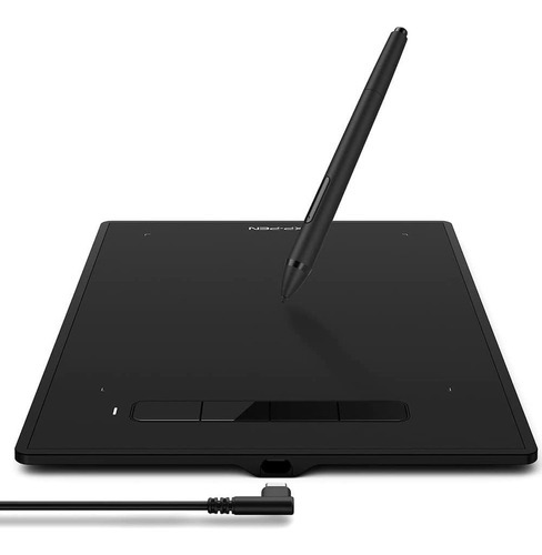 Tablet digital XP-Pen G960s de cor preta
