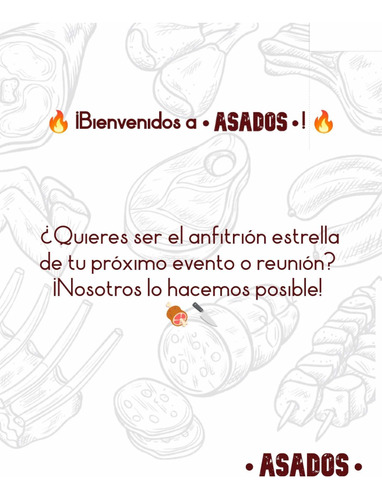 Servicio De Asador A Domicilio, Reuniones Y Eventos