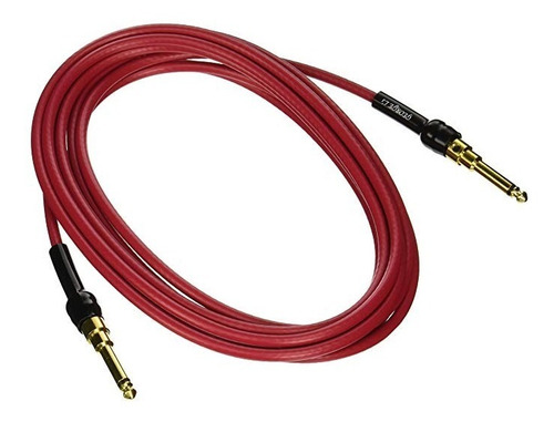 George L's 225 Calibre De Cables Con Clavijas Rectas (rojo, 