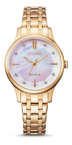 Reloj Citizen Mujer Em0893-87y Premium Eco-drive