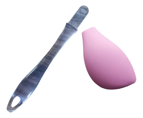 Pala Cuchara Antiadherente Multiusos Silicon Mango Gris