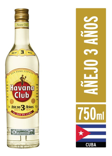 Ron Havana Club 3 Años 700cc