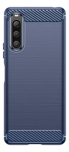 Suitable For Xperia 10 V Mobile Phone Case, Brushed Carbon Fiber Drop-proof Case