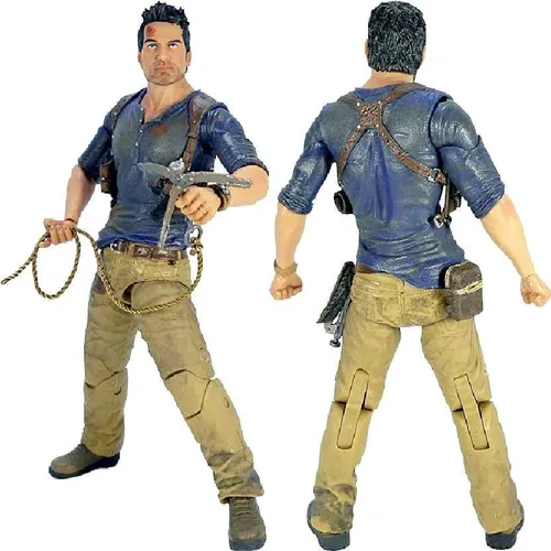 Boneco 17cm Uncharted - Nathan Drake Articulado + Acessórios