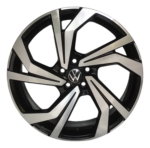 comprar Jogo De Rodas 18x7 5x112 Compatível Golf Jetta Tiguan Bd