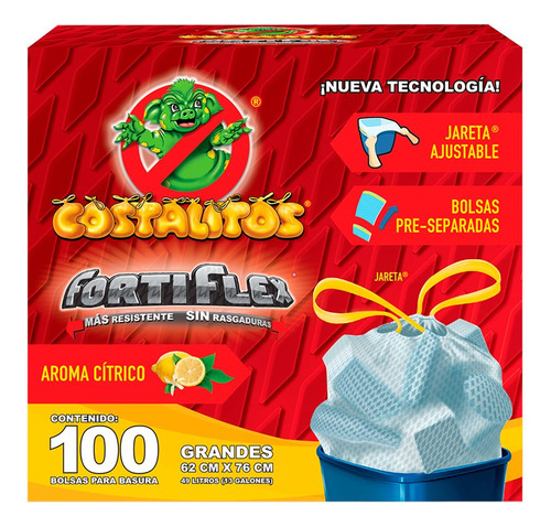 Costalitos Ecológico Bolsas Para Basura Con Jareta, Color