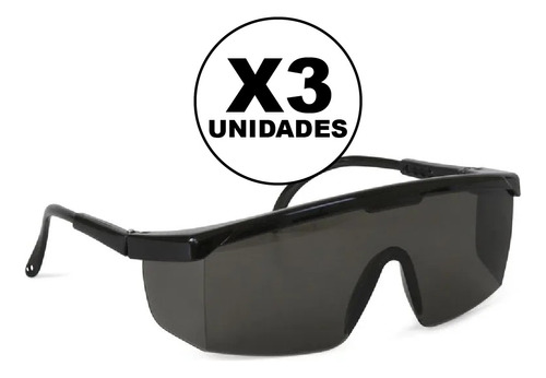 Lentes De Seguridad Oscuro (gris) Safe Work Stratos (crews)