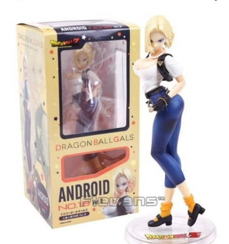 Figura Androide Número 18 En Caja Sexy 20 Cm Envío Gratis 