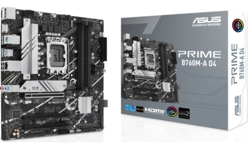 Mother Asus Prime B760m-a D4 Intel Lga1700 12/13va Ddr4 Matx