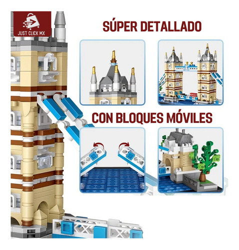 Juego De Bloques Puente De Londres 1455 Piezas Construcción