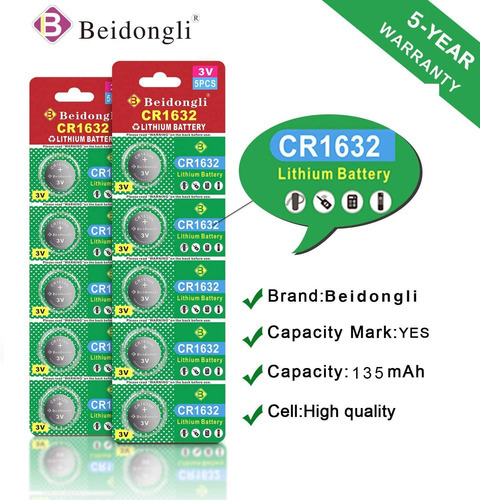 Cr1632 - Bateria De Litio De 3 Voltios 10 Pilas