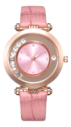 Relógio Feminino De Luxo: Diamante, Estojo De Liga Leve, Pul