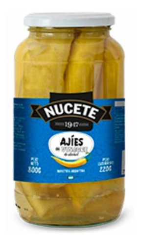 Ajies En Vinagre Nucete Frasco X 800 Gr