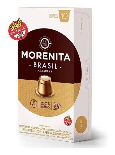 Cafe La Morenita Brasil X 3 Cajas.