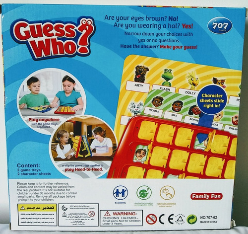Imagen 3 de 3 de Juego De Mesa Quien Soy