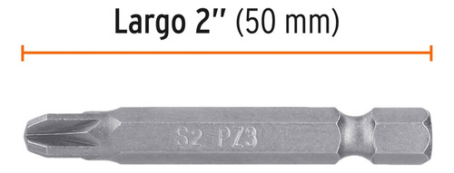 Puntas Pz3 Pozidriv Largo 2 , 5 Unidades Truper Expert