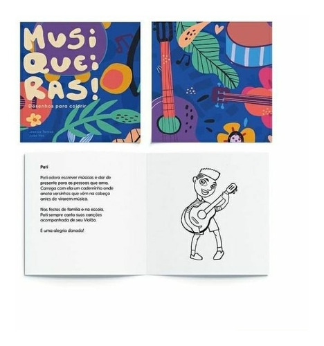 Imagem 3 de 4 de Musiqueiras - Livro Para Colorir