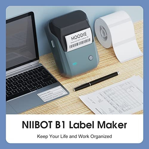 Impresora De Etiquetas Portátil Bluetooth Niimbot-azul