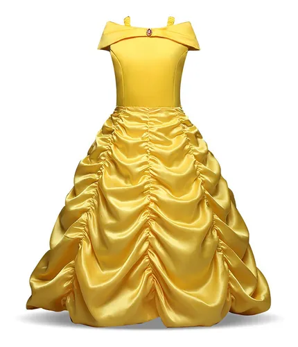 Disfraz Talla 7 8 Para Ni a De Princesa Bella Halloween Env o