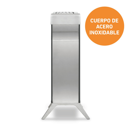 Vitroconvector Peabody Doble Vidrio 1500w Negro Pe-bvc15 P1