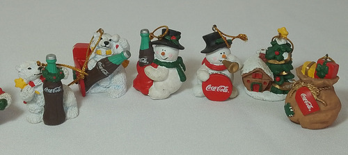 Adornos Navidad Coca Cola Coleccion Precio X 11 Rojo Navidad (Usado)