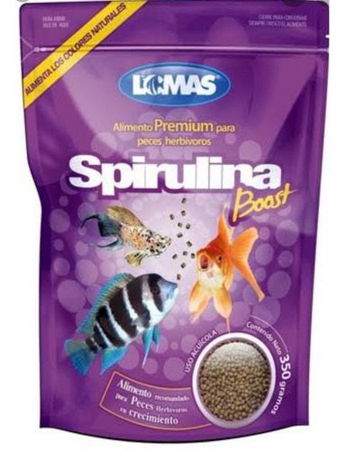 Alimento Spirulina Boost 350 Grs. Para Peces Herbivoros