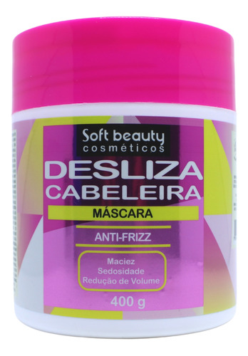 Mascara Anti-frizz Desliza Cabeleira Soft Beauty Softfix