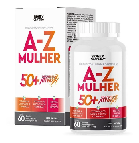 A-z Mulheres Ativas Whey 60 Cáps.embalagem Econômica