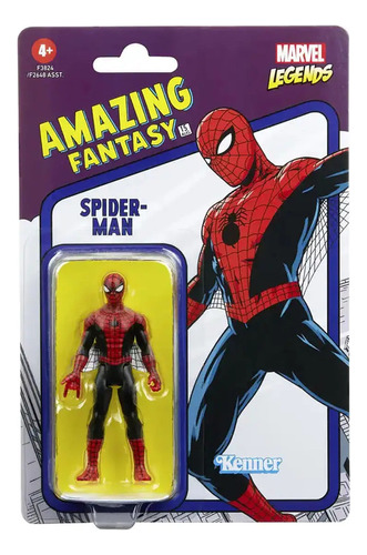 Figura Acción Hasbro Marvel Legends Series Spider-man 3.75''