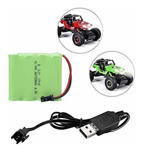 Bateria Recargable 4.8v 700mah Para Coche De Control Remoto