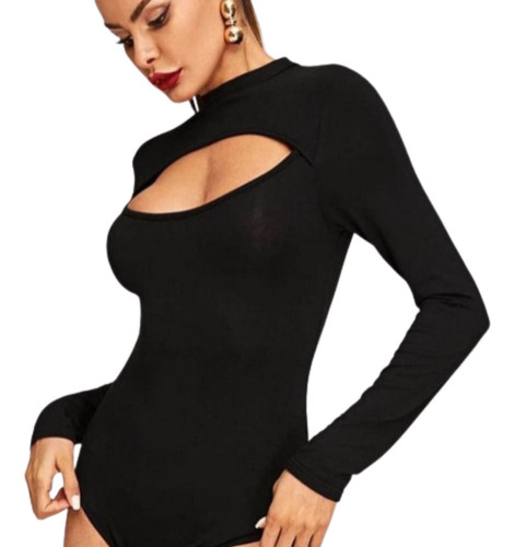 ( Sugerido ) Blusa Body Mujer Manga Larga Ref. B0460