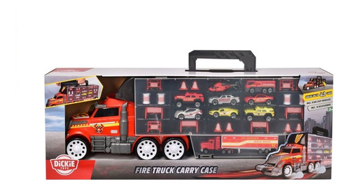 Dickie Toys Fire Truck Carry Case Camión Transportador