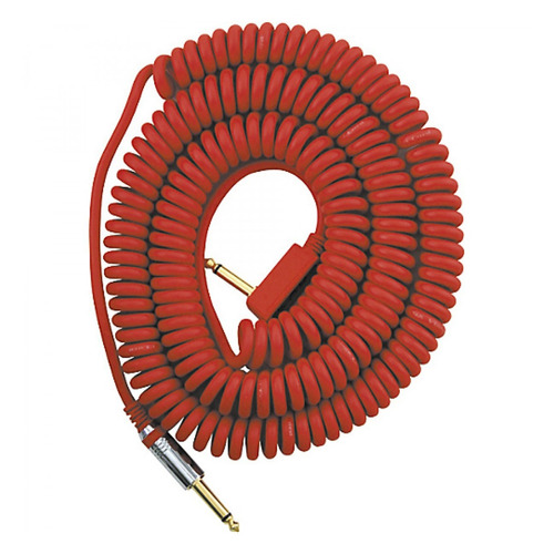 Cable 9 Vox Vcc-90 9m Coil Metros Rojo Espiralado - Plus