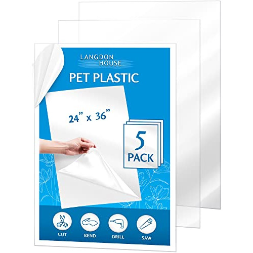 Paneles De Plástico Flexible De Pet (24x36 X 0.03 PuLG...