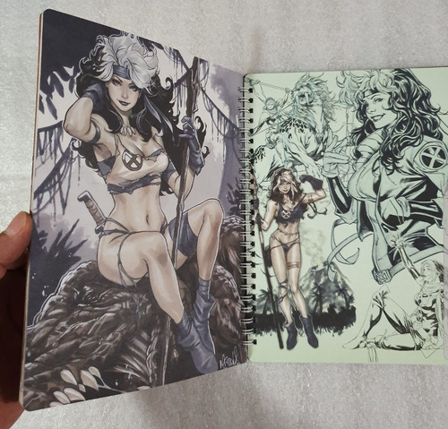 Mark Brooks Little Book White Sketchbook Autografiado Conque