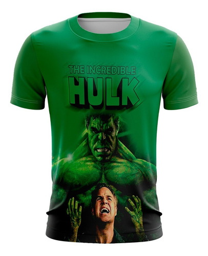 Playera Sublimada Talla Extra Increible Hulk