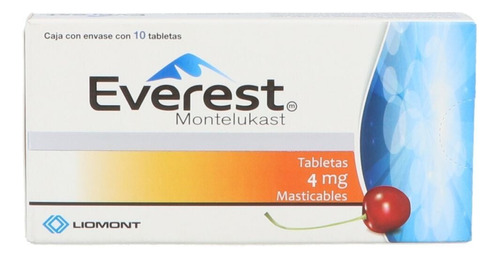 Everest 10 Tabletas Masticables 4mg