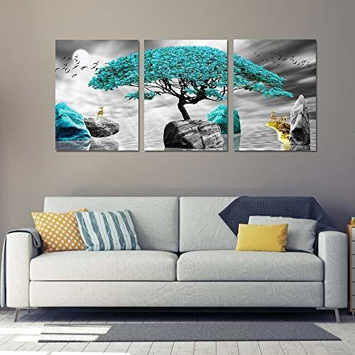 Imagen 3 de 7 de Pintura De Lienzo Para Pared Para Sala De Estar, Baño, Decor