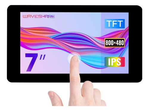Pantalla Táctil Capacitiva De 7 Pulgadas Waveshare