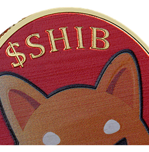 Monedas Dogecoin De 40 Mm, Monedas Doge Chapadas Rojo Dorado