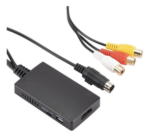 Conversor Svideo Para Hdmi S-video E 3rca Cvbs Composite To