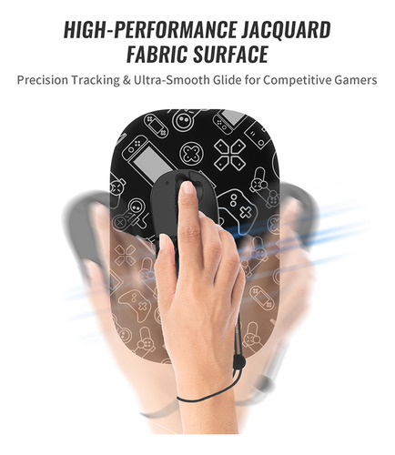 Hand Grip Mouse + Pad Para Switch2