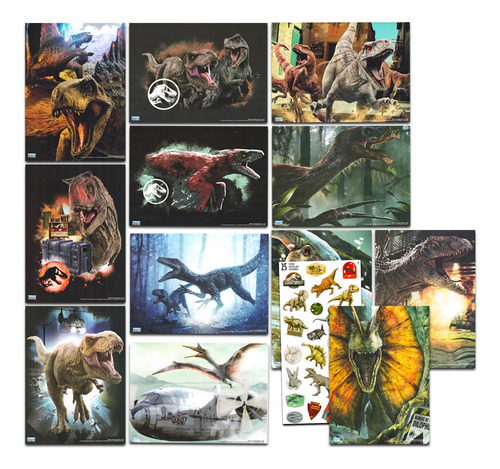 Paquete De Libros De Carteles De Jurassic World - Paquete De