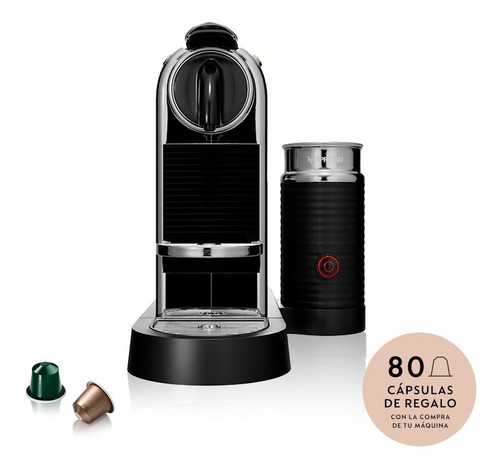 Nespresso Citiz&milk Chrome Pack Ton (c123-ar-ch-ne)