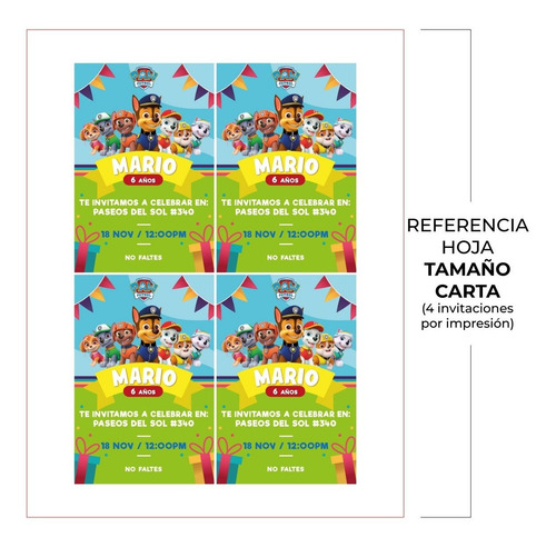 Invitación Digital De Cumpleaños Kitty / Imprimir