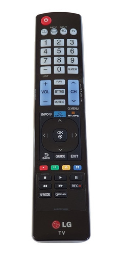 Controle Remoto Tv LG Smart Akb73756524 Akb73756542 Original