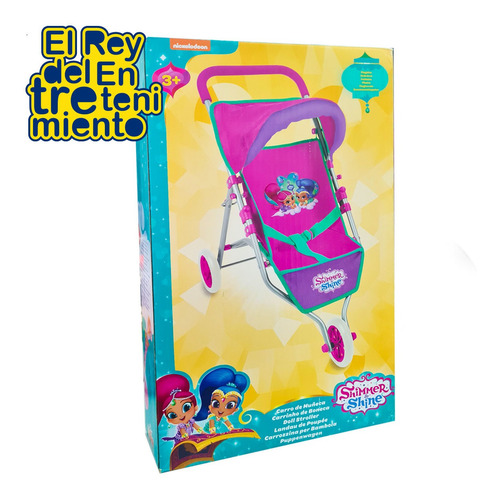 Imagen 4 de 4 de Coche Muñecas Bebote Juguete Cochecito Bebé Plegable El Rey
