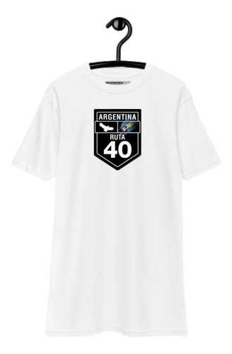 Imagen 2 de 4 de Remera Ruta 40 Logo Black Clasica