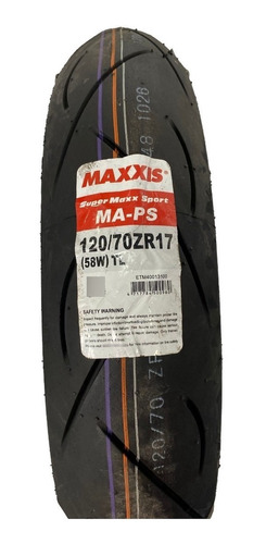 Llanta Moto 120/70r17 Maxxis Super Maxx Sport Maps 58w Presa